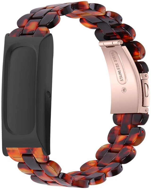 Main image of Resin Watch Band Compatible for Google Fitbit Air, Ultra Light Resin Replacement Strap, Breathable Waterproof Wristband, Size Adjustable Easy Installation