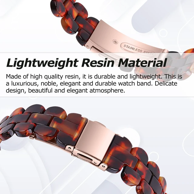 Alt view image 3 of 7 - Resin Watch Band Compatible for Google Fitbit Air, Ultra Light Resin Replacement Strap, Breathable Waterproof Wristband, Size Adjustable Easy Installation