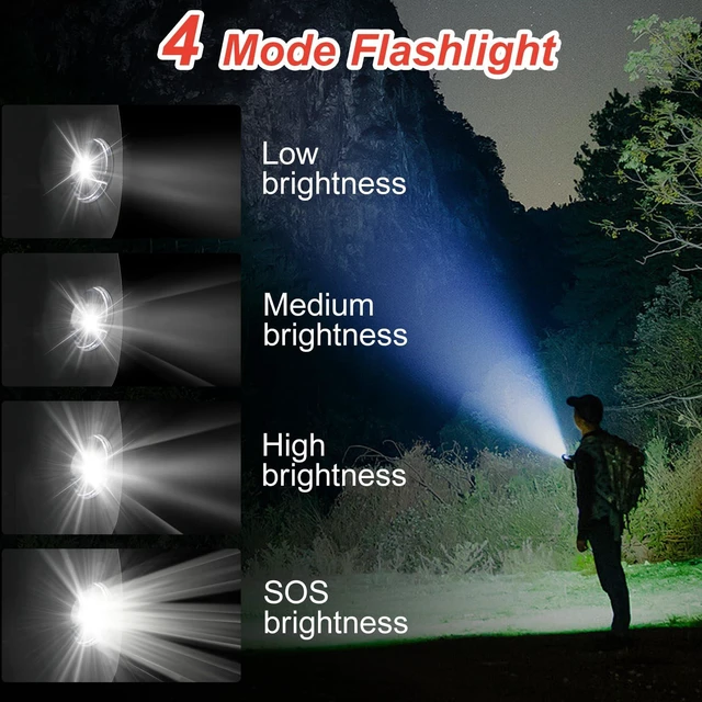 Alt view image 5 of 6 - 2000mAh Emergency Solar Hand Crank Portable Survival Radio AM FM NOAA Weather Radio, Earphone Jack SOS Alarm, 4 Modes LED Flashlight, Type-C Charger, For Camping Hiking