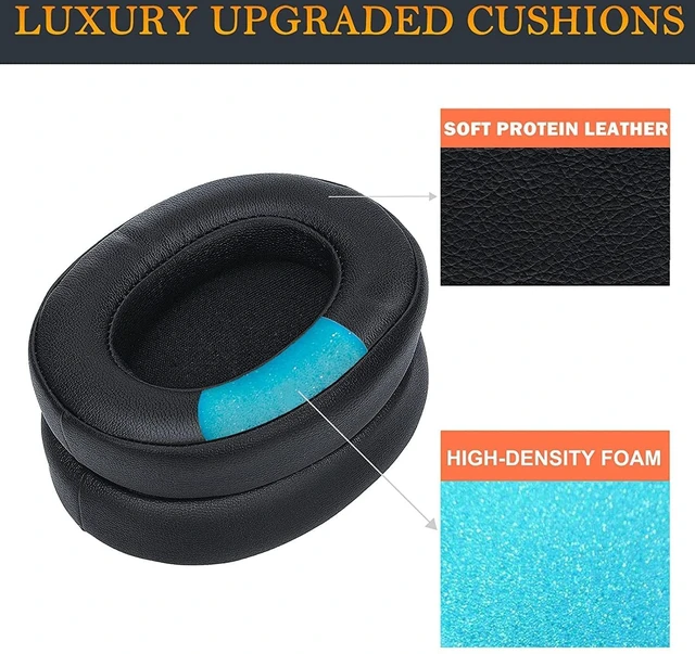 Alt view image 5 of 6 - Crusher Evo Earpad,Replacement Ear Pads Compatible with Skullcandy Crusher Wireless Crusher Evo Crusher ANC Hesh 3 Headphones Ear Cushions, Headset Earpads, Ear Cups Repair Parts