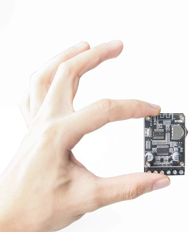 Alt view image 5 of 6 - Audio Amplifier Board with BT 5.0, 10W 15W 20W 2.0 Dual Channel Stereo Wireless Mini Amp Module with Protective Shell