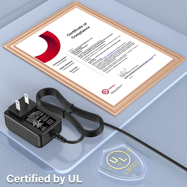 Alt view image 2 of 7 - UL Charger for Hyperice Hypervolt HPI5300000100 53000-001-00 42000 038-00 Power Cord Supply for Hyperice Hypervolt SK03T-2400100Z AC/DC Adapter 6.0Ft