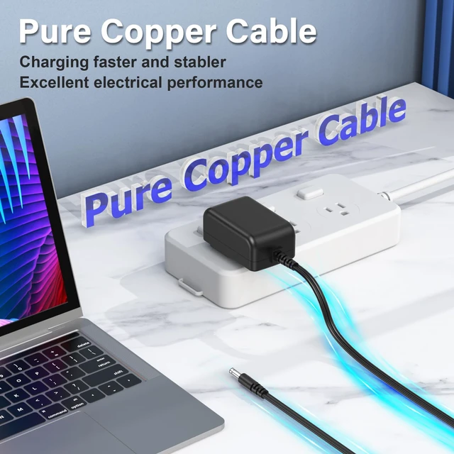 Alt view image 6 of 7 - UL Charger for Hyperice Hypervolt HPI5300000100 53000-001-00 42000 038-00 Power Cord Supply for Hyperice Hypervolt SK03T-2400100Z AC/DC Adapter 6.0Ft