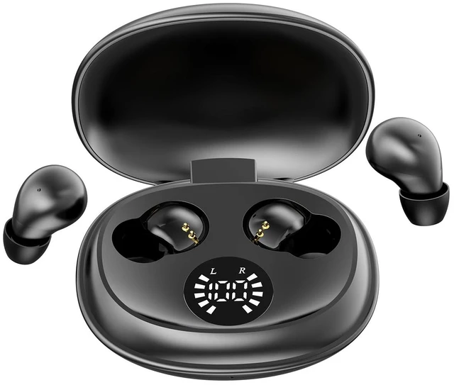 Main image of Invisible Mini Earbuds,Ultra-Light Comfort Fit Sleep Headphones for Side Sleepers,Mini Noise Blocking Sleep Earphones,Bluetooth 6.0 Wireless Earbuds for Sleeping, Working,Sports(Black)