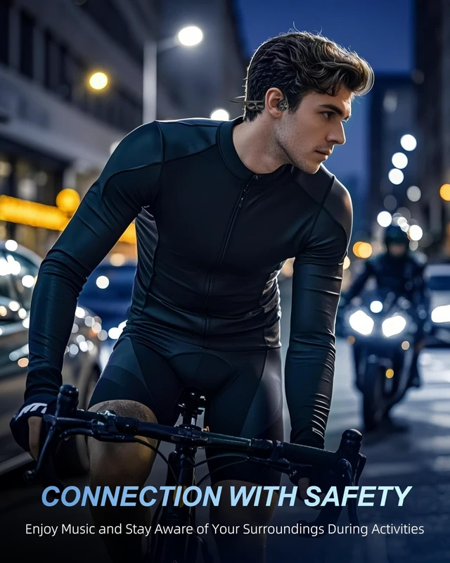 Alt view image 2 of 7 - Bone Conduction Swimming Headphones, 32GB MP3 Player, IPX8 Waterproof Underwater Music, Bluetooth 5.3 Open Ear Sport Headphones for Lap Swimming Running Cycling