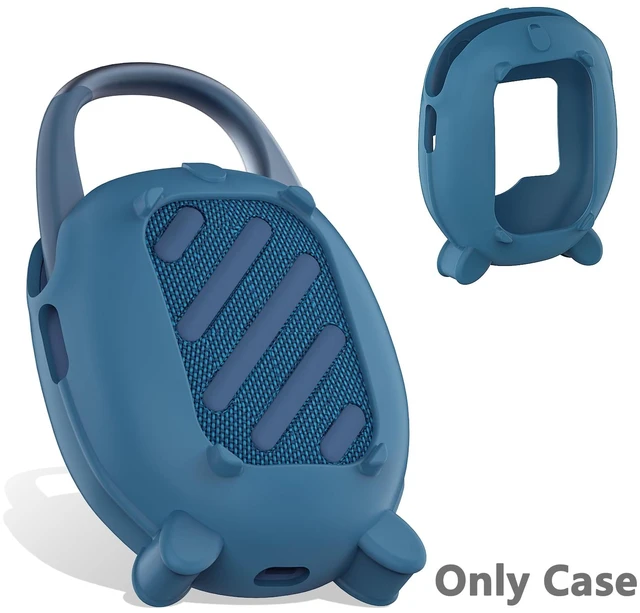 Alt view image 4 of 7 - Silicone Cover Case for JBL Clip 5 Portable Bluetooth Speaker Protective Soft Silicone Cover for JBL Clip 5 Speaker Accessories, Stand Up Case, Shockproof Cover (Blue)
