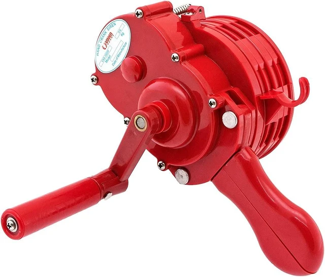 Alt view image 7 of 7 - Loud Hand Crank Air Raid Siren with Waist Bag, VXS-1000P Compact, Portable, Manual Siren Horn Long-Range Alarm Sound for Fire/Tornado Alerts and Event Use
