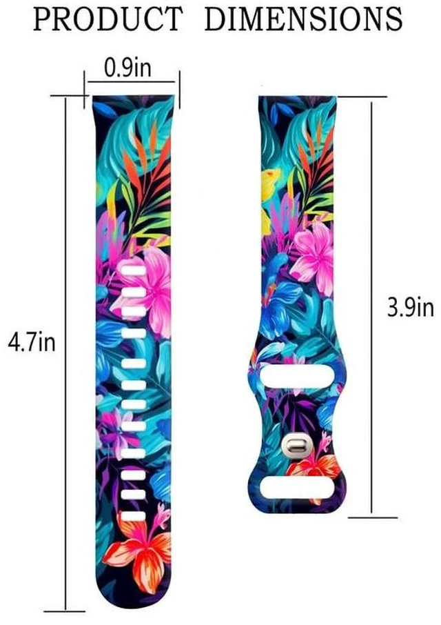 Alt view image 3 of 6 - Sport Bands Compatible with Charge 6 /Charge 5 for Women Men,Soft Waterproof Replacement Straps Wristbands for Charge Advanced Fitness Tracker