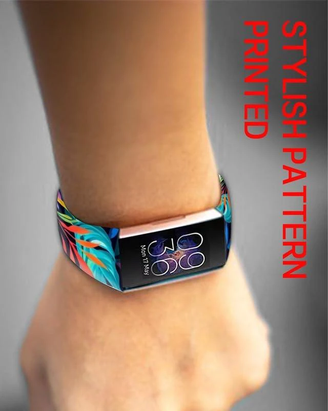 Alt view image 5 of 6 - Sport Bands Compatible with Charge 6 /Charge 5 for Women Men,Soft Waterproof Replacement Straps Wristbands for Charge Advanced Fitness Tracker