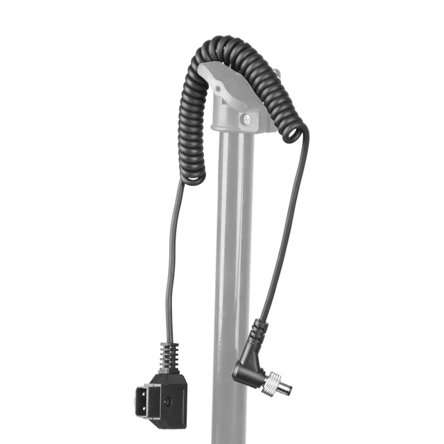 Alt view image 6 of 6 - D-Tap to Locking DC 5.5 2.5mm Monitor Coiled Power Cable Compatible with Atomos Ninja V/Shogun PIX-E7 PIX-E5 7 Touchscreen/Hollyland Mars 400s