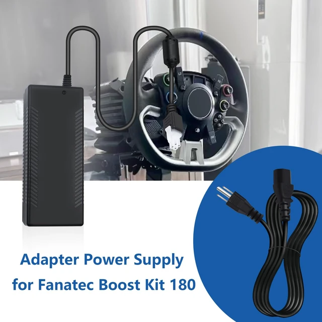 Alt view image 4 of 7 - for Fanatec Boost Kit 180 (8NM) CSL DD/GT and Fanatec Gran Turismo DD Pro Endor6200-2400750P Endor6200-2400750-15C01 AC/DC Adapter Power Supply