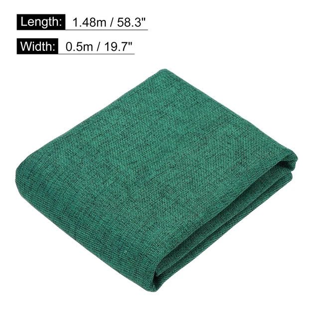Alt view image 2 of 5 - Dark Green Speaker Grill Cloth 20"x58" Stereo Box Fabric Protective Dustproof Mesh Breathable Replacement Cover for Home Stage Speakers,Media Cabinet,KTV Box(0.5x1.48m)