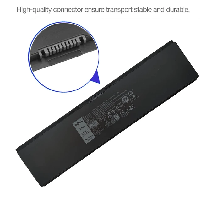 Alt view image 4 of 6 - DELL E7440 E7450 3RNFD 34GKR 54Wh Battery for Dell Latitude E7440 E7450 E7420 7440 7450 PFXCR 34GKR F38HT G95J5 0G95J5 3RNFD G0G2M T19VW V8XN3 909H5 5K1GW 451-BBFT 451-BBOG 451-BBFV 451-BBFY E225846