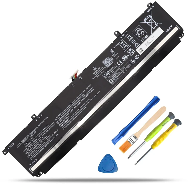Main image of WK06XL Battery Replacement for HP Omen 16-b0xxx 16-b0000TX 16-B0047TX 16-C0xxx 16-C0167AX Omen 7 Plus 17-ck0xxx 17-CK0007NV 17T-CK100, M41640-AC1 M41640-CD1 M41711-005 11.58V 83Wh