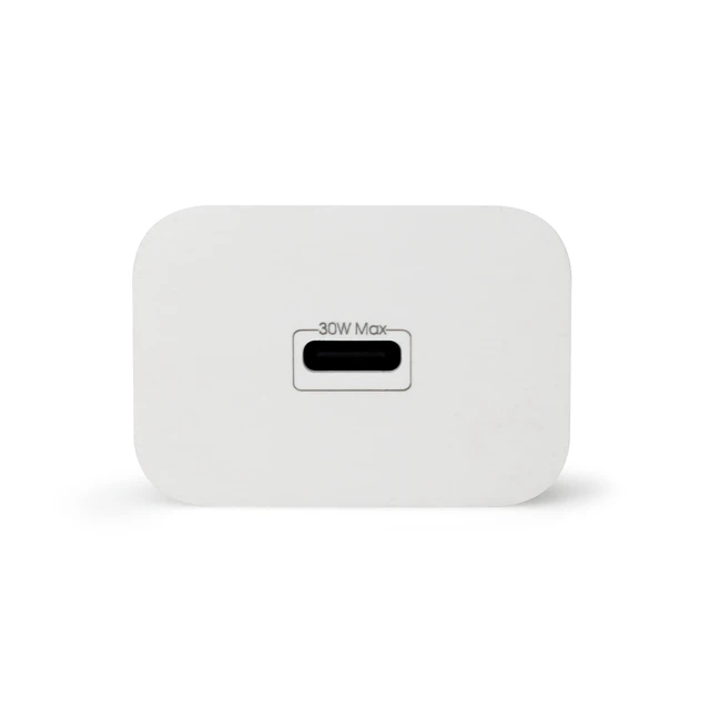 Alt view image 3 of 7 - 30W USB-C Fast Charger and Cable Compatible with Samsung Products, Samsung Phones, Tablets and Other USB-C Devices White (17-Foot, 2-Pack)