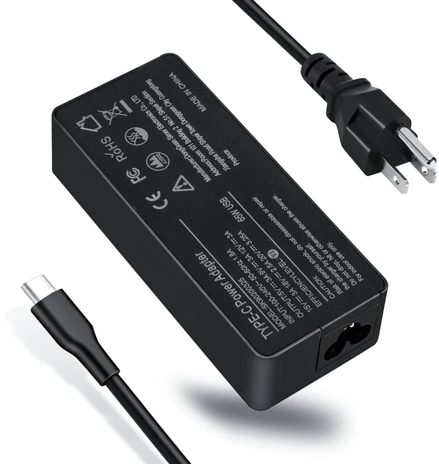 Main image of USB-C Chromebook Charger Compatible with HP Chromebook X360 15 14 14a 14b 14c 11 Series 15-de0518wm 14-ca02inr 14a-ca0090wm 11A G8 G7 G6 EESpectre X360 12 13 15 Series AC Adapter Power Cord