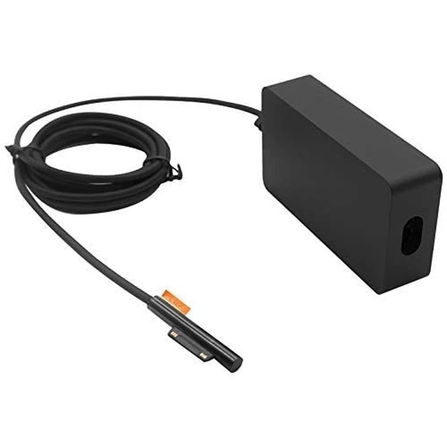 Alt view image 3 of 7 - Pro Charger 44W 15V 2.58A Power Supply Compatible with Microsoft Surface Pro 6 Pro 5 Fits Model 1796 1800 Power Cord with 5V 1A USB Charging Port