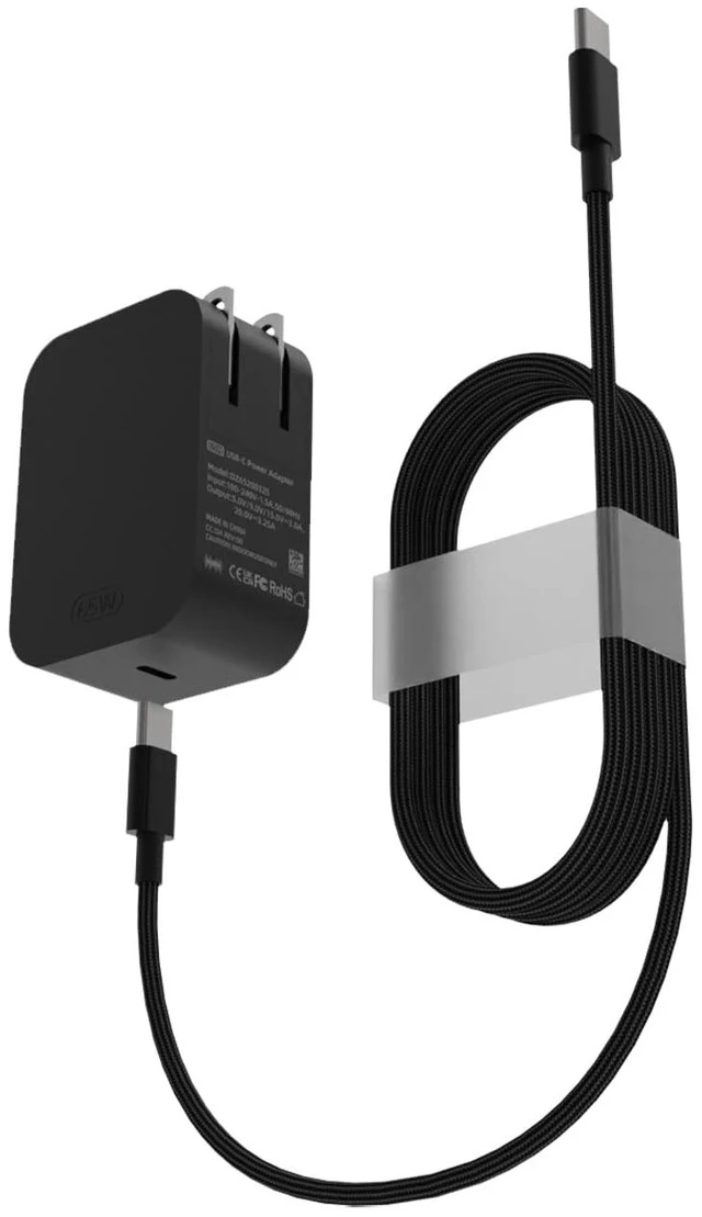 Main image of 65W USB-C PD 3.0 Fast Charger for Microsoft Windows Surface Pro 13" (OLED) for Snapdragon X Copilot+ for ASUS Rog Ally, Legion Go, for Lenovo/HP/Dell/Acer/Samsung/LG Gram Laptop with 6.6ft(2M) cord