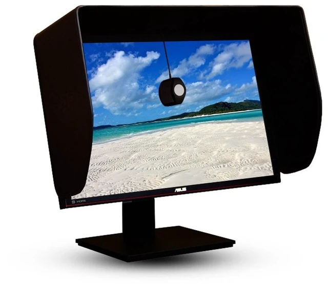 Main image of 24P 24 inch Pro Edition LCD LED Video Monitor Hood Sunshade Sunhood for Dell HP Viewsonic Philips Samsung LG EIZO NEC ASUS ACER BENQ AOC Lenovo, Fits Monitor Frame Width 550-565mm