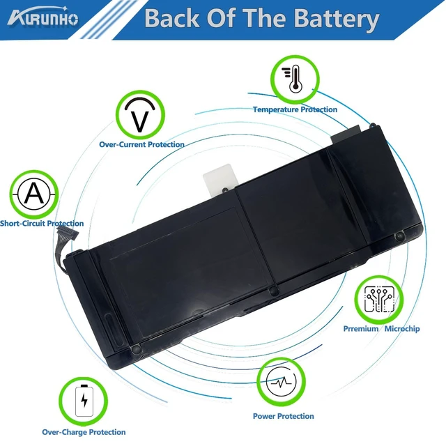 Alt view image 6 of 6 - A1383 Laptop Battery for MacBook Pro 17 inch A1297(Early 2011-Late 2011) Series EMC 2352-1 EMC 2564 MD311*/A MD311LL/A MC725*/A MC725LL/A 020-7149-A 020-7149-A10