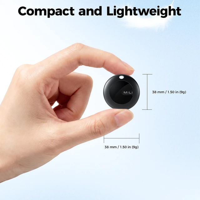 Alt view image 3 of 7 - MiTag Duo Air Tracker Tag Work for iOS and Android Certified by Apple Find My and Google Find Hub, IP67 Waterproof Smart Bluetooth Tracker for Keys, Luggage, Suitcase, Backpack