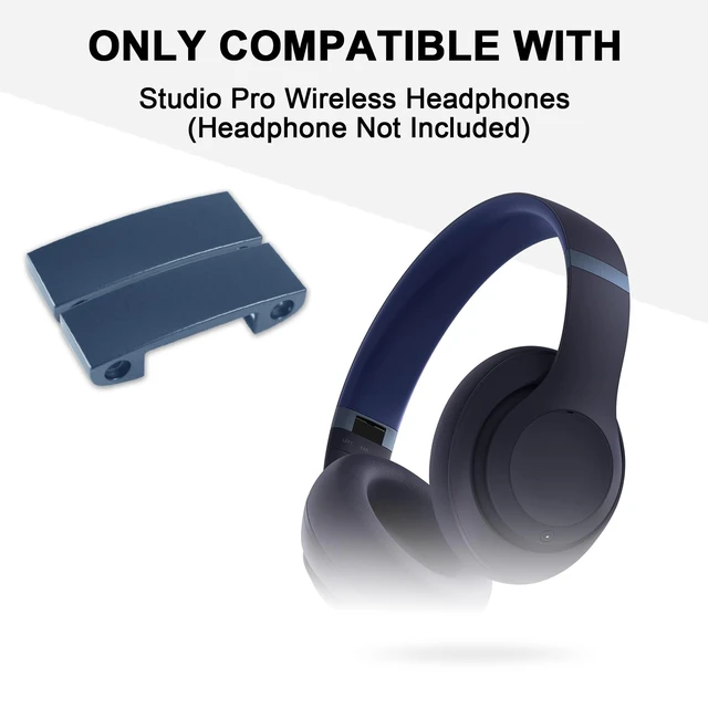 Alt view image 2 of 7 - Hinge Replacement Metal Repair Parts for Beats Studio Pro Headphone Studio Pro Durable Repair Kit Replacement Headband Metal Folding Hinge Clip Cover Pin Repair Parts SetNavy