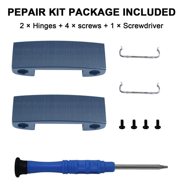 Alt view image 6 of 7 - Hinge Replacement Metal Repair Parts for Beats Studio Pro Headphone Studio Pro Durable Repair Kit Replacement Headband Metal Folding Hinge Clip Cover Pin Repair Parts SetNavy