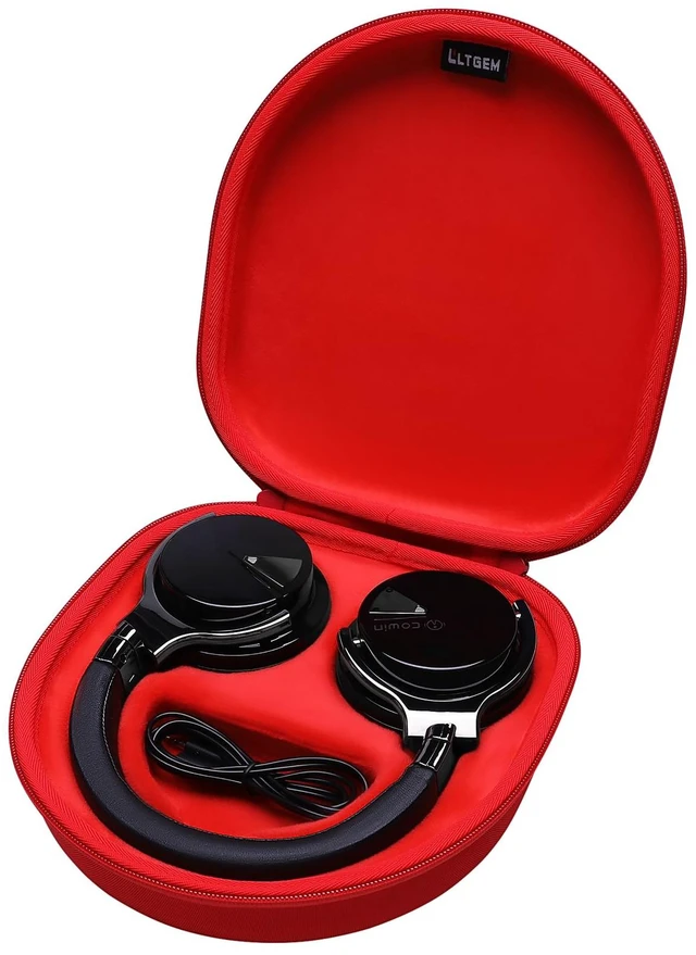 Main image of LTGEM Case Compatible with Silensys E7 / MOVSSOU E7 / COWIN E7 Active Noise Cancelling Headphones, Red
