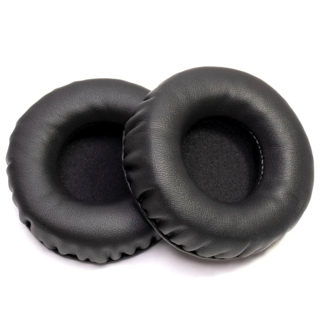Alt view image 5 of 7 - Soft Protein Leather Ear Pads for Pioneer HDJ CUE1 Cue One, HDJ500 DJ Headphone (Black)
