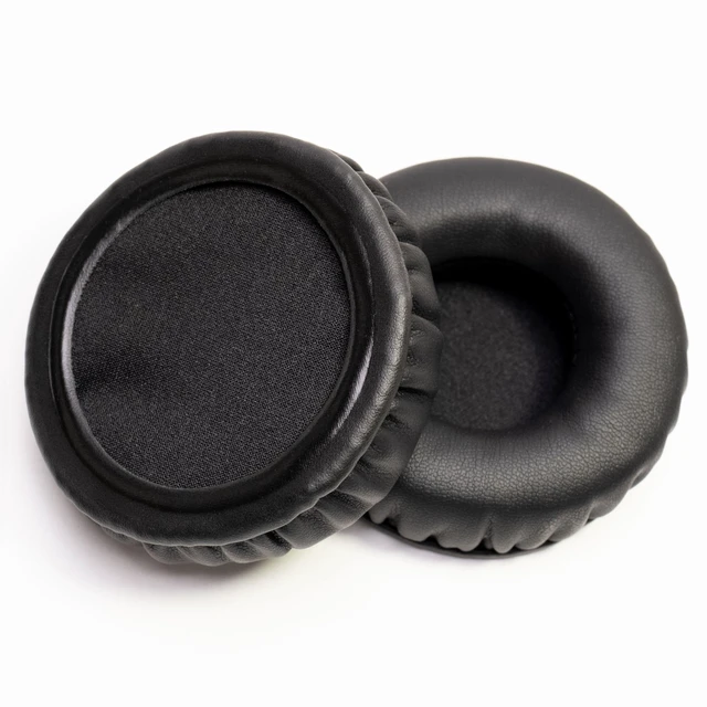 Alt view image 6 of 7 - Soft Protein Leather Ear Pads for Pioneer HDJ CUE1 Cue One, HDJ500 DJ Headphone (Black)
