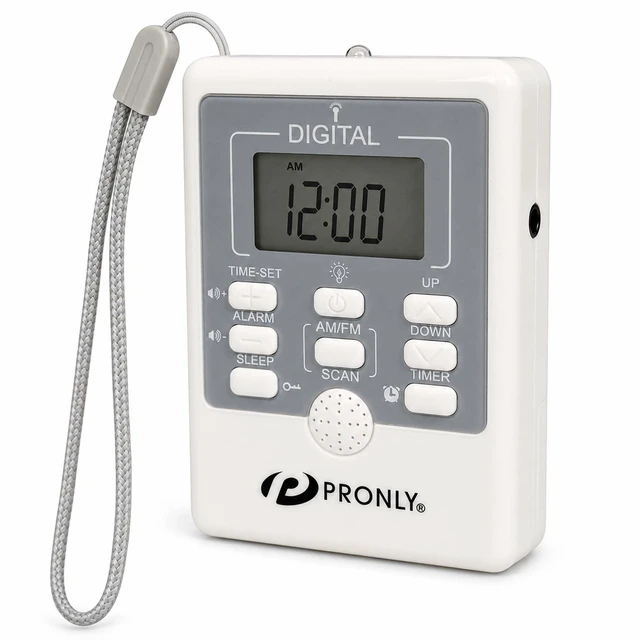 Main image of 805 Portable Radio AM FM, Pocket Radio with SOS Alert & Flashlight Easy Listening with Auto Scan, Alarm Clock, Sleep Timer and Key Lock