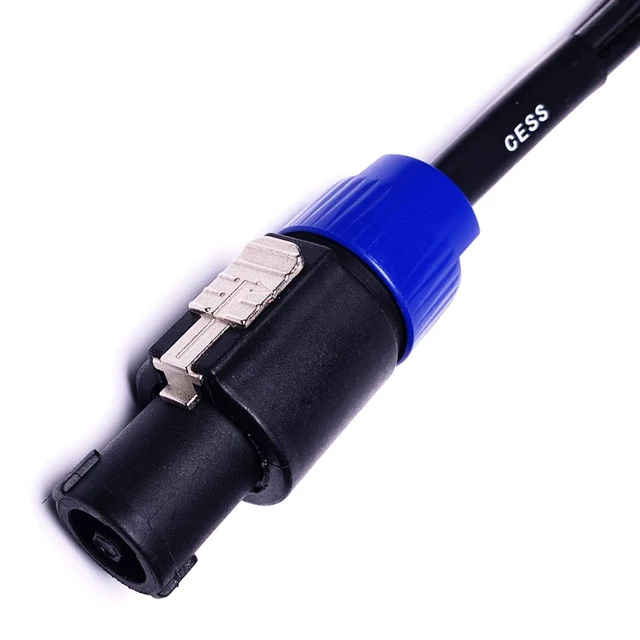 Alt view image 3 of 7 - Speakon 1 Male to 2 Female Splitter, 2-Pack (1 Male to 2 Female) Speaker breakout design for compatible amplifier connections