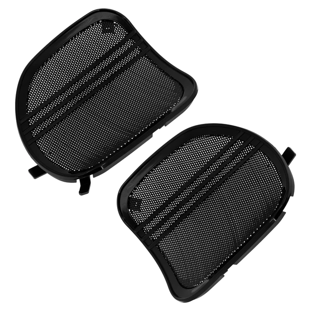 Alt view image 3 of 7 - Front Fairing Speaker Grill Covers Fit for Harley Road Glide 2015-2023 Motorcycle Left and Right Speaker Mesh with Tri-Line Trim Fits FLTRX FLTRK FLTRXS FLTRUSE FLTRXSE