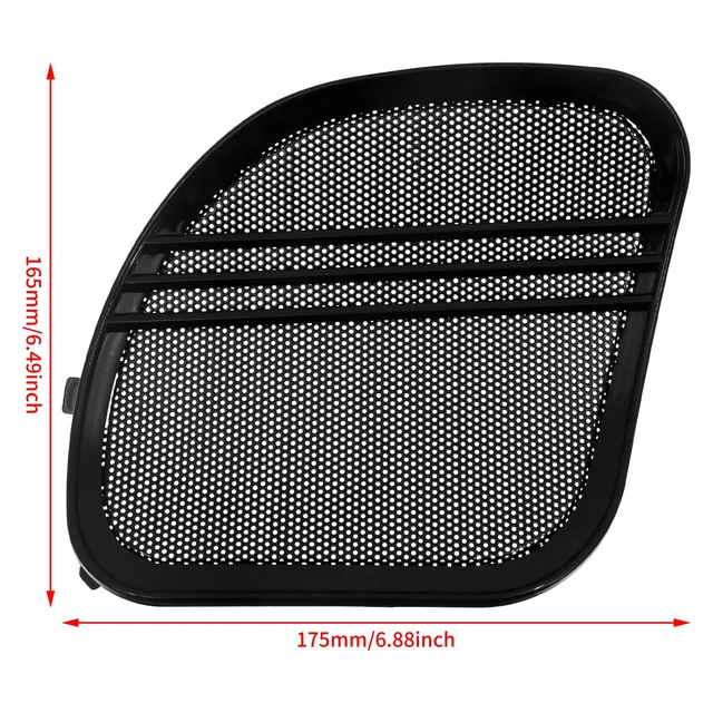 Alt view image 7 of 7 - Front Fairing Speaker Grill Covers Fit for Harley Road Glide 2015-2023 Motorcycle Left and Right Speaker Mesh with Tri-Line Trim Fits FLTRX FLTRK FLTRXS FLTRUSE FLTRXSE