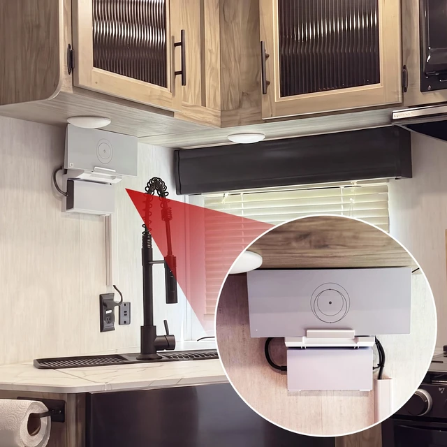 Alt view image 7 of 7 - 2-in-1 Wall Mount for Starlink Gen 3/V4/V5/4X Router & Power Supply Heavy-Duty ABS Compact Design Prevents Signal Loss Pet-Proof for Home, RV and Marine