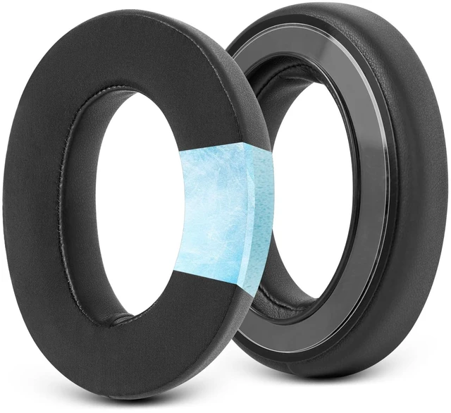 Main image of Earpads for Sennheiser HD650/HD600/HD660S/HD545/HD525/HD535 Headphones, Velour Ear Pads Cushions Replacement for Massdrop X HD6XX/HD58X and HD580/HD565 Jubilee Headset (Cooling-Gel Black)