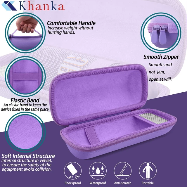 Alt view image 5 of 7 - for JBL Grip Ambient Light Speaker Hard Storage Case,Travel Carrying Case for JBL Grip SpeakerPurple