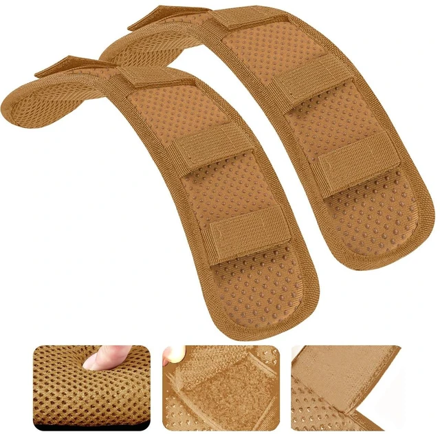 Main image of 2-Pack Universal Shoulder Pad with Ultra Thick Cushion for Bag Luggage Bag Crossbody, Plus Long & Anti-Slip & Breathable,Khaki