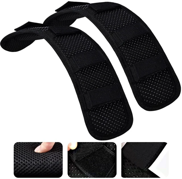 Main image of 2-Pack Universal Shoulder Pad with Ultra Thick Cushion for Bag Luggage Bag Crossbody, Plus Long & Anti-Slip & Breathable,Black
