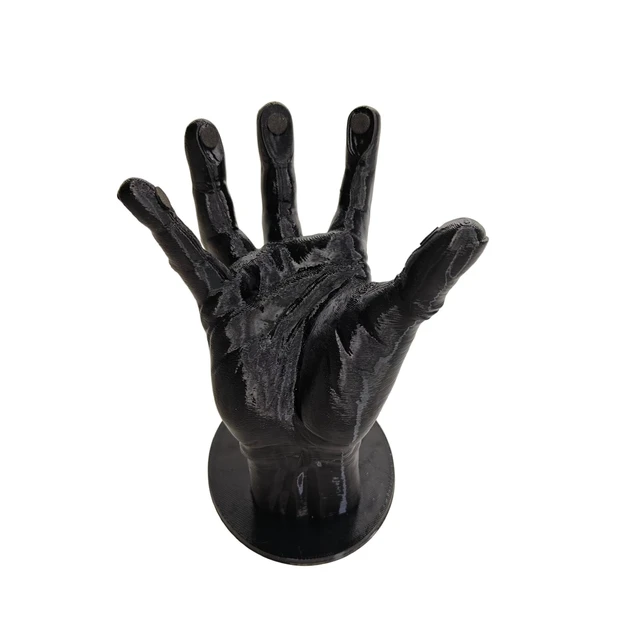 Alt view image 2 of 4 - Hand Style Table Stand Holder Compatible with Alexa Smart Speaker Echo Dot (4th and 5th gen)(Black)