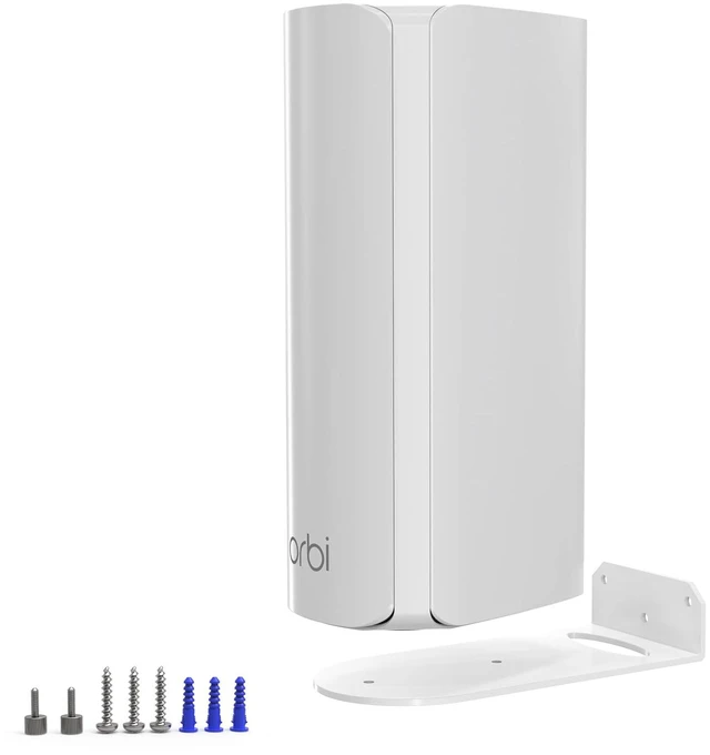 Main image of Wall Mount Holder Compatible with Orbi WiFi 7 Mesh System (RBE770/RBE772/RBE773/RBE370), for Orbi 770/970/870 Series WiFi Accessories Mounting with Easy Installation and Space Saving (1pack)