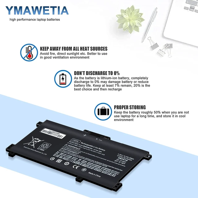 Alt view image 5 of 7 - LK03XL L09281-855 Battery Replacement for HP Envy X360 15m-cn0012dx 15m-cn0011dx 15m-bp112dx 15m-bq121dx 17-bw0013dx 15-CN 15-BQ 15-BP 17-AE 916814-855 L09281-855 L08855-856 55.8Wh LKO3XL
