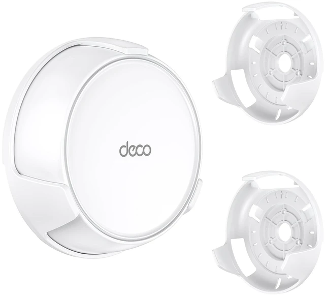 Main image of Wall Mount for TP-Link Deco BE23, BE25 WiFi 7 Mesh (2 Pack) Fits Deco BE25, BE23, BE26, BE3600, BE5000, WB7200, WB10800 & WB14400, ABS Space-Saving Bracket with Cable Management