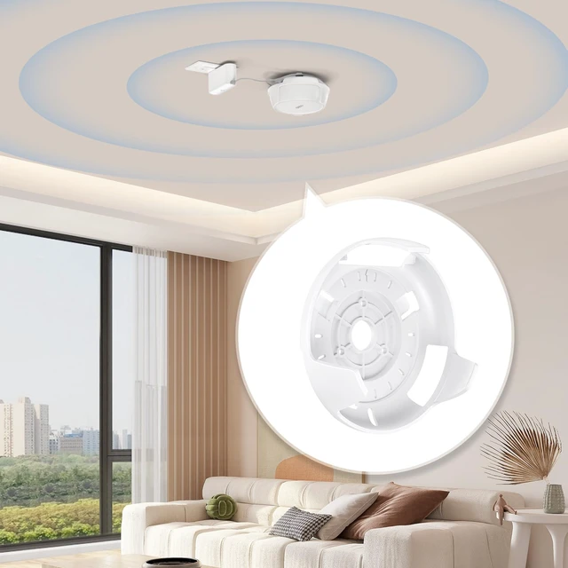 Alt view image 7 of 7 - Wall Mount for TP-Link Deco BE23, BE25 WiFi 7 Mesh (2 Pack) Fits Deco BE25, BE23, BE26, BE3600, BE5000, WB7200, WB10800 & WB14400, ABS Space-Saving Bracket with Cable Management