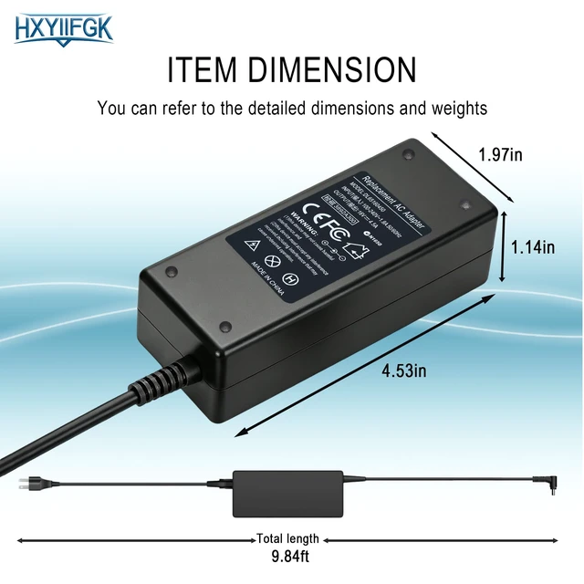 Alt view image 5 of 7 - 72W Laptop Charger Compatible with Panasonic-Toughbook CF-C2 CF-18 CF-19 CF-20 CF-H1 CF-H2 CF-W8 CF-U1 CF-T2 CF-T4 CF-T5 CF-T7 CF-T8 FZ-G1 FZ-A2 FZ-A3 FZ-B2 FZ-M1 Power Supply Adapter Cord
