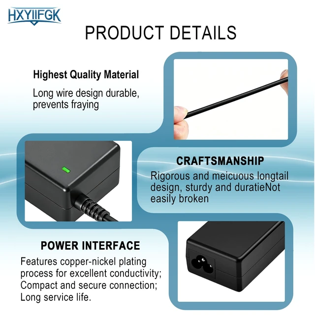 Alt view image 6 of 7 - 72W Laptop Charger Compatible with Panasonic-Toughbook CF-C2 CF-18 CF-19 CF-20 CF-H1 CF-H2 CF-W8 CF-U1 CF-T2 CF-T4 CF-T5 CF-T7 CF-T8 FZ-G1 FZ-A2 FZ-A3 FZ-B2 FZ-M1 Power Supply Adapter Cord