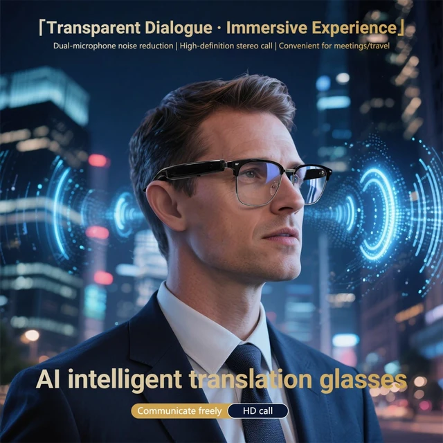 Alt view image 5 of 7 - Smart Glasses UV Protection, Bluetooth Glasses for Men, Smart Sunglasses for Women, Wireless Music & Calls