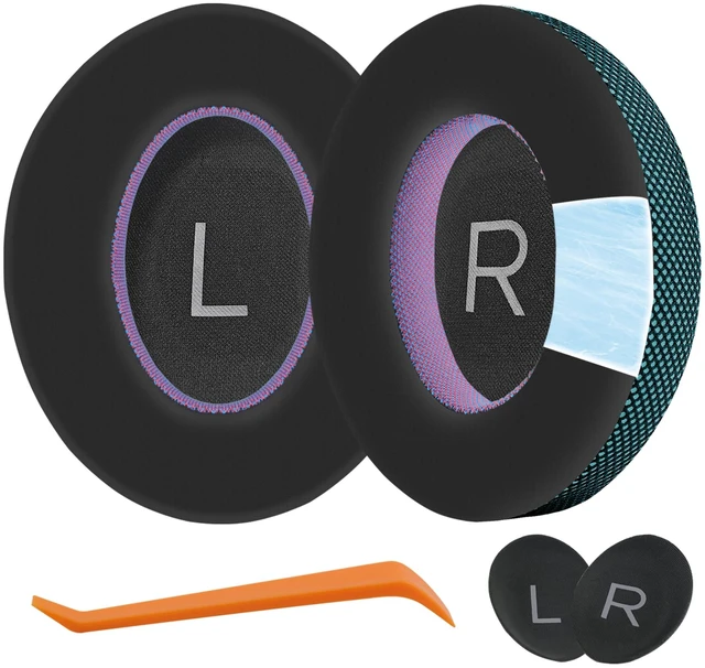 Main image of Upgraded Replacement Ear Pads for Bose 700 Noise Cancelling (NC700) - Cooling Gel Replacement Ear Pads, Ice Silk Fabric Memory Foam, Added Thickness, Extra Durable Ear CushionsBlack/Blue