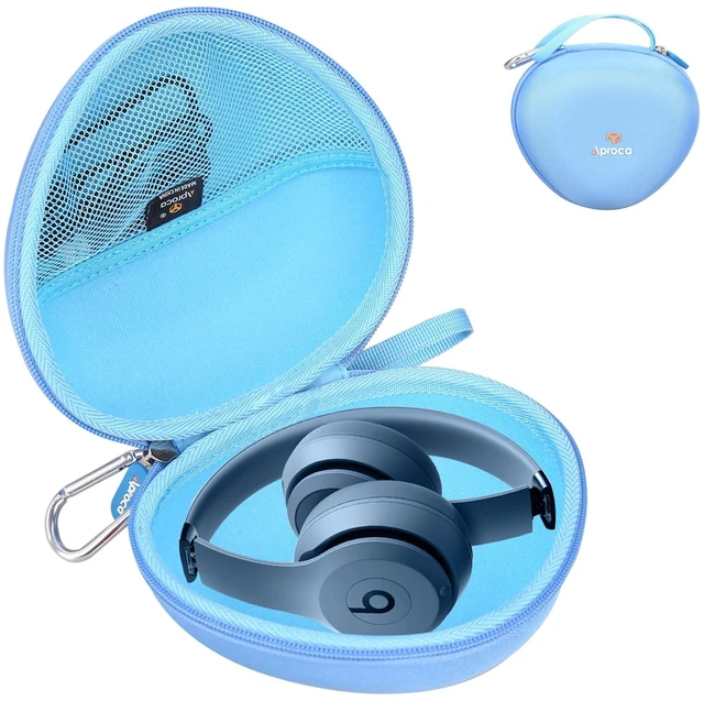 Main image of Blue Headphone Case for Beats Studio Pro/Beats Solo 4 / Beats Solo3 / Beats Studio3 Wireless On-Ear Headphones -Portable Storage Headset case