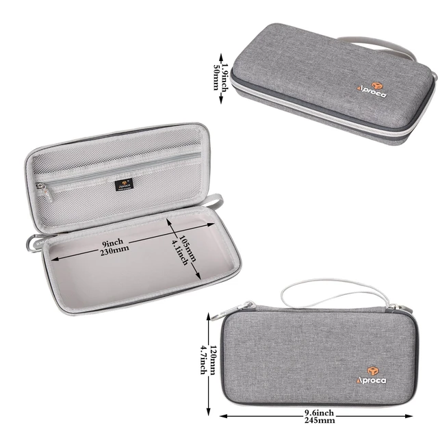 Alt view image 6 of 7 - Case Compatible with MUSICOZY/Mixiba/Perytong Sleep Headphones Bluetooth Headband Sleep Eye Mask, Portable Storage Protective Bag for Accessories (Case Only)